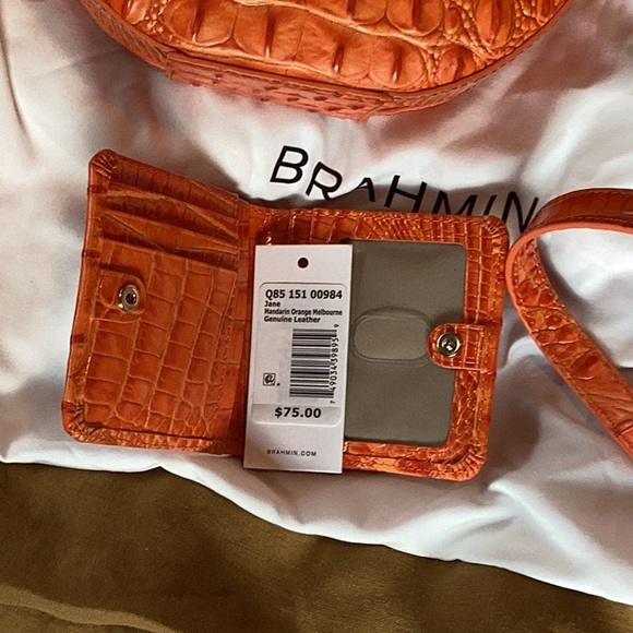 Brahmin Lane Satchel + Brahmin Jane Wallet NEW - Picture 5 of 5